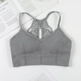 thumbnail image 3 of ALLLIST Lace Womens Underwear Seamless No Wire Bras Plian Gray Cozy Crop-Top Women's Lingerie Size L, 3 of 3