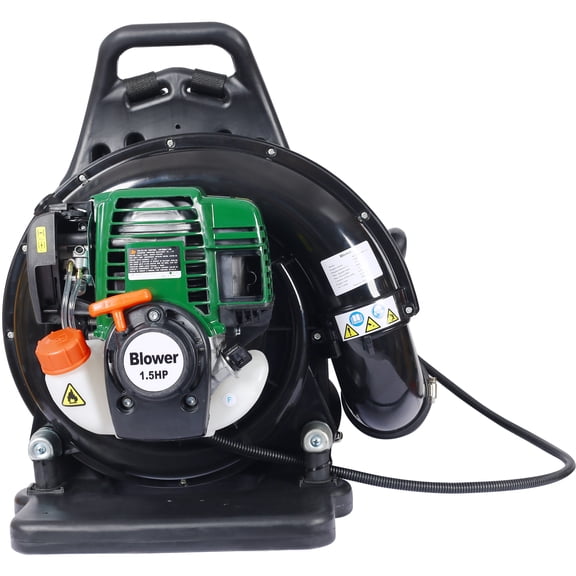 iRerts Gas Powered Leaf Blower, Backpack Leaf Blower with 37.7CC 4-Stroke Engine, Lightweight Gas Leaf Blower for Lawn Care, Gas Backpack Leaf Blower for Yard Garden Patio Park, Green