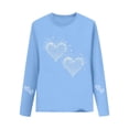 thumbnail image 2 of Blusas y camisas de manga larga con cuello redondo CUHK Top estampado de cuello redondo para primavera y verano Jersey informal Camisa básica de manga larga para niños y niñas Blusa de poliéster para, 2 of 6