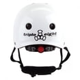 thumbnail image 2 of Triple 8 Lil 8 Dual Certified White Glossy Toddler Bike & Skate Helmet, 5T, 2 of 2