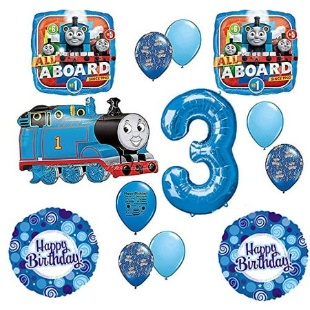 Thomas The Tank Engine Train Party Supplies 3rd Happy Birthday