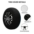 thumbnail image 4 of Balery Three Gnome Independence Daytire Cover Waterproof Dust-Proof, Universal Spare Wheel Tire Cover For Trailer, Rv, Suv Truck And Vehicle Camper Accessories-14 Inch, 4 of 9