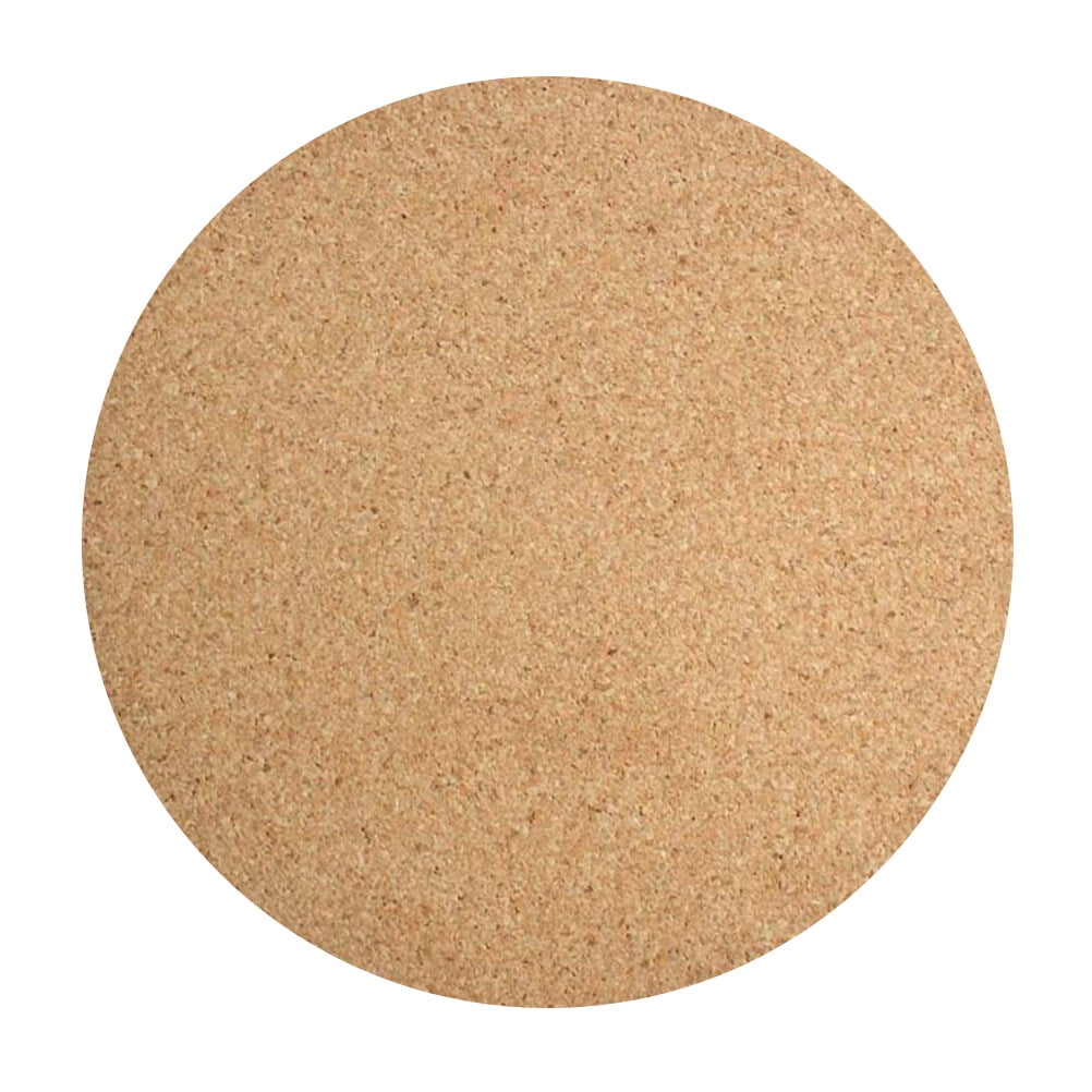 Round Cork Boards Natural Environmental Protection Cork Sticky Bulletin