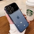 thumbnail image 5 of Luxury Electroplate Transparent Phone Case For iPhone 11 12 13 14 15 Pro Max XR XS X 7 8 Plus Soft Silicone Bumper Back Cover, 5 of 5