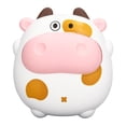 thumbnail image 2 of Electric Hand Warmer, Fast Heating Hand Warmer USB Charging Cartoon Cow Shape  For Home Blue,White, 2 of 8