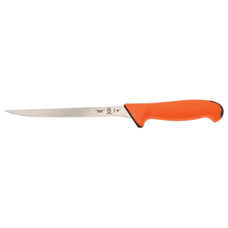 Mercer Sport Steel Knife, 7" Narrow Fillet, Orange