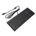 thumbnail image 1 of Wired Industrial Keyboard, Wired Touchpad Keyboard with X Scissor Foot, Wide Application, Plug Play, for IPC Industry Control, 1 of 7