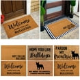 Zenghuiiii Sign You Like Bull Dogs Mat Dog Owner Gift