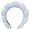 Blue, variant on Puffy Spa Headband for Women, Soft Terry Cloth Cloud Hair Band for Skincare, Makeup, Washing Face, Shower, Elastic Non-Slip Hair Accessories