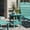 Blue, variant on Merrick Lane 2-Tier Adirondack Side Table, All-Weather HDPE Indoor/Outdoor Accent Table, Red