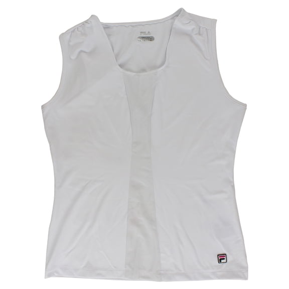 Fila Womens Mesh Center Running Top White M, Color: White