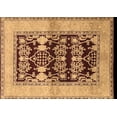thumbnail image 1 of Ahgly Company Indoor Rectangle Oriental Brown Industrial Area Rugs, 2' x 4', 1 of 4