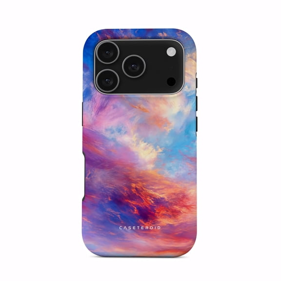 CASETEROID Tough Case for iPhone 17 Pro – Dual-Layer Protection, Shockproof [Compatible with MagSafe] – Sunset Impression Mirage Case