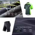 thumbnail image 5 of Men’s Cycling Jersey Road Bike Clothes for Men Short Sleeve Set Bicycle Shirts Green XXL, 5 of 7