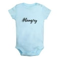 thumbnail image 2 of iDzn Hangry Funny Rompers For Babies, Newborn Baby Unisex Bodysuits, Infant Jumpsuits, Toddler 0-24 Months Kids One-Piece Oufits, 2 of 5