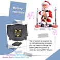 thumbnail image 4 of Bewildely Muñeco de Papá Noel para Navidad/Navidad, instrumento para jugar, regalo, decoración, Año Nuevo, sacudir la cabeza, cantar, adorno que Kits de decoración para fiestas No.04 Bewildely HA008653-04B, 4 of 6