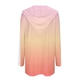 thumbnail image 4 of IMENGL Autumn winter gradient hooded cardigan, Orange L, Size M-2XL, 4 of 4