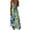 Green, variant on IROINNID Women's Sleeveless Prints Sundress Beach Suspenders Dress V-Neck Full-Length Dress