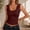 A1 Wine, variant on Women's Ribbed Tank Tops Knit Scoop Neck Sleeveless Fitted Casual Tops Summer Basic Tee Wide Strap Cropped Tank Tops Tight Fit Basic Sleeveless Camisole Thick Strap Slim Fitted Racerback Tops Beige