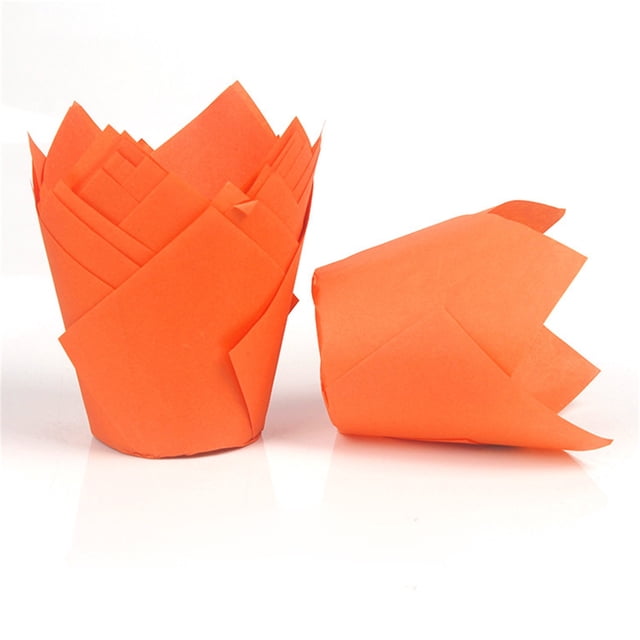 Renjiang Caissettes à Cupcakes Mini Résistantes à la Graisse 50 Unités - Moules à Muffins en Papier Robustes, Inodores, Aucun Moule à Muffins Nécessaire, Se Décollent Facilement