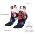 thumbnail image 5 of Saiise Chucky Funny Socks Men Women Adults Novelty Graphic Crew Tube Socks Crazy Design Casual Dress Socks for Sports,Running,Travel, 5 of 7