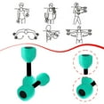 thumbnail image 6 of GARENDE Aquatic Dumbbell Pool Resistance Swim Training Fitness Barbell Water Aerobic Lake Blue Green, 6 of 9