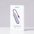 thumbnail image 2 of HUB USB UGREEN USB a 4 USB 3.0 Carcasa de Metal Ultradelgado 50985 Ugreen CM219, 2 of 5