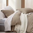 thumbnail image 6 of U by Bedsure Khaki Twin Duvet Cover Set - Soft Prewashed Duvet Cover Twin/Twin XL Size, 2 Pieces, 1 Duvet Cover 68x90 Inches with Zipper Closure and 1 Pillow Sham, 6 of 6