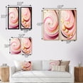 thumbnail image 4 of Designart "Circular Pink and Gold Abstraction I" Abstract Spirals Wall Art Set Of 2 - Pink Abstract Gallery Wall Set For Home Decor, 4 of 6