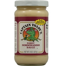 Captain Toady's Hardy Horseradish Sauce (12x8 Oz) by Captain Toady's