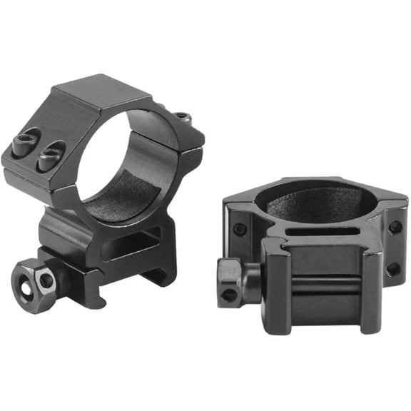 Riton Optics 30mm Riflescope Rings, Black, Med
