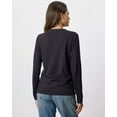 thumbnail image 3 of Real Essentials 4 Pack: Women's V-Neck Cotton Long-Sleeve T-Shirt (Available in Plus Size), 3 of 6