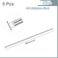 thumbnail image 2 of Uxcell 5Pack 304 Stainless Steel Rods, 5.5mm x 356mm Metal Solid Shaft Round Rod Lathe Bar Stock for Model Plane Cars Ship DIY Craft Metal Working, 2 of 5