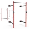 thumbnail image 1 of Synergee 2200 Series Folding 79" by 41” Squat Rack with J-Cups & Adjustable Pull Up Bar. Exercise Stand with 750lb Capacity. Power Cage, 1 of 5