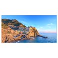 thumbnail image 3 of Designart - Manarola Village Cinque Terre Italy - Extra Large Seashore Canvas Art, 3 of 3