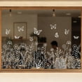 thumbnail image 6 of White Butterfly and Flower Static Window Clings, Spring Window Decals for Glass Displays, Removable Seasonal Stickers for Shop Window and Home Ornamentation, 6 of 7