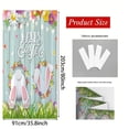 thumbnail image 3 of Cortina decorativa para puerta de Pascua | Envoltura de tela para puerta para decoración navideña y de fiestas | Fácil de instalar y plegar para guardar, 3 of 7