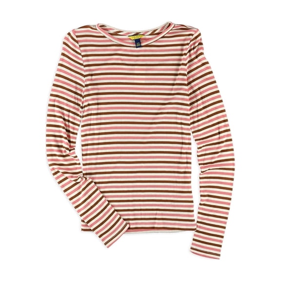 Aeropostale Womens Ribbed Striped Pullover Sweater