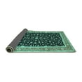 thumbnail image 2 of Ahgly Company Indoor Rectangle Persian Turquoise Blue Traditional Area Rugs, 7' x 10', 2 of 4