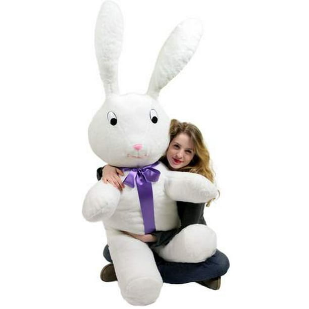 Lapin en peluche géant fabriqué aux États-Unis 152,4 cm doux gros lapin en  peluche de 1,5 m fabriqué aux États-Unis. 