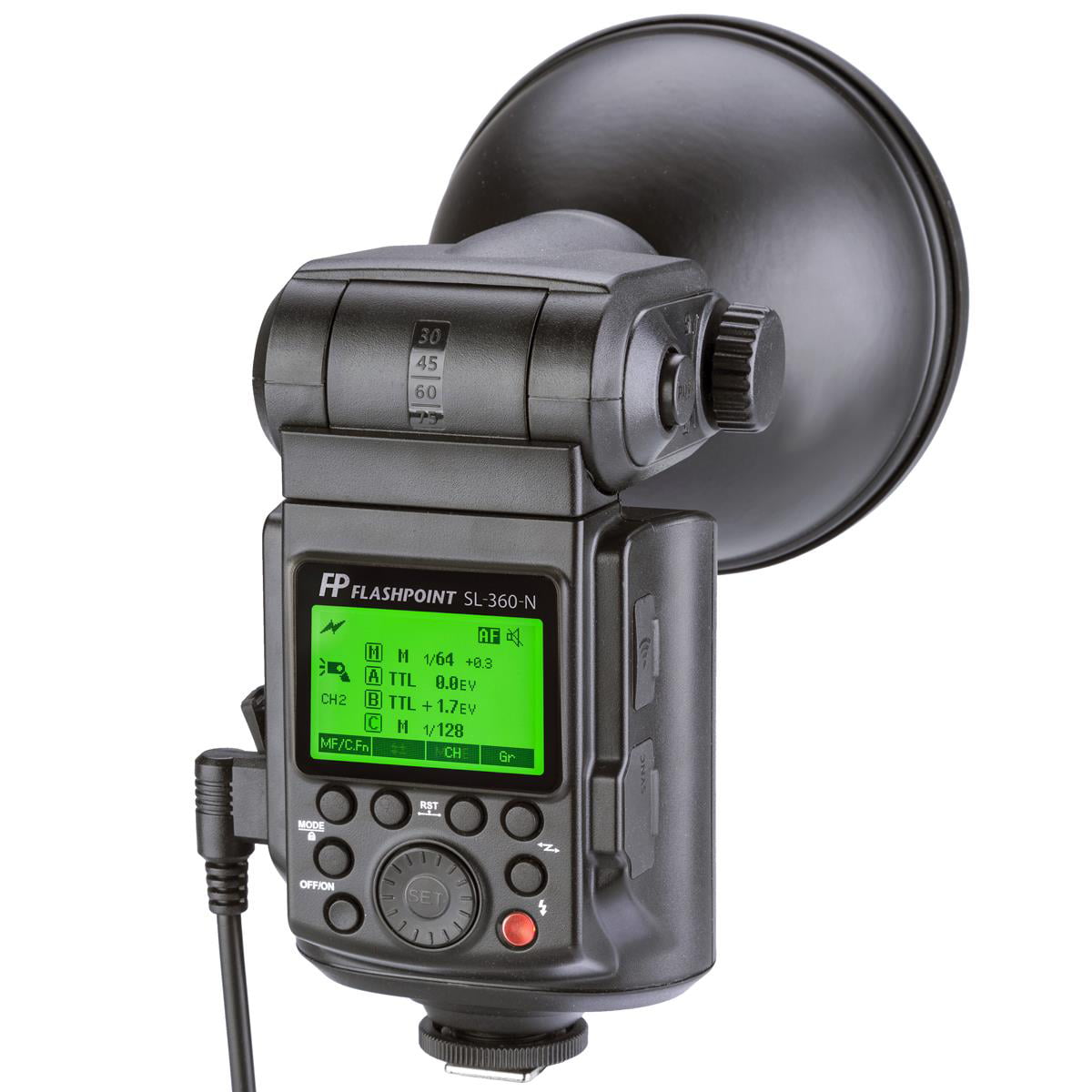 Black Compact SL-360-TTL-CA Flashpoint Streaklight 360 ws Barebulb Flash TTL for Canon 