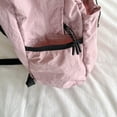thumbnail image 4 of Mochila Informal Color en Ligera Nailon Con Bolsillo Harajuku Color Rosa, 4 of 9