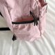 thumbnail image 4 of Mochila Informal Color en Ligera Nailon Con Bolsillo Harajuku Color Rosa, 4 of 9