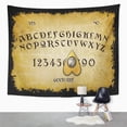 thumbnail image 2 of UFAEZU Fire Ouija Board Game Heart Keyboard Spirit Spiritualism Symbol Talking Wall Art Hanging Tapestry Home Decor for Living Room Bedroom Dorm 51x60 inch, 2 of 2
