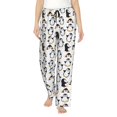 thumbnail image 1 of Balery Cute Penguins Pantalones de pijama para mujer, pijamas ultraligeros, pantalones de estar por casa-3X-Large, 1 of 6