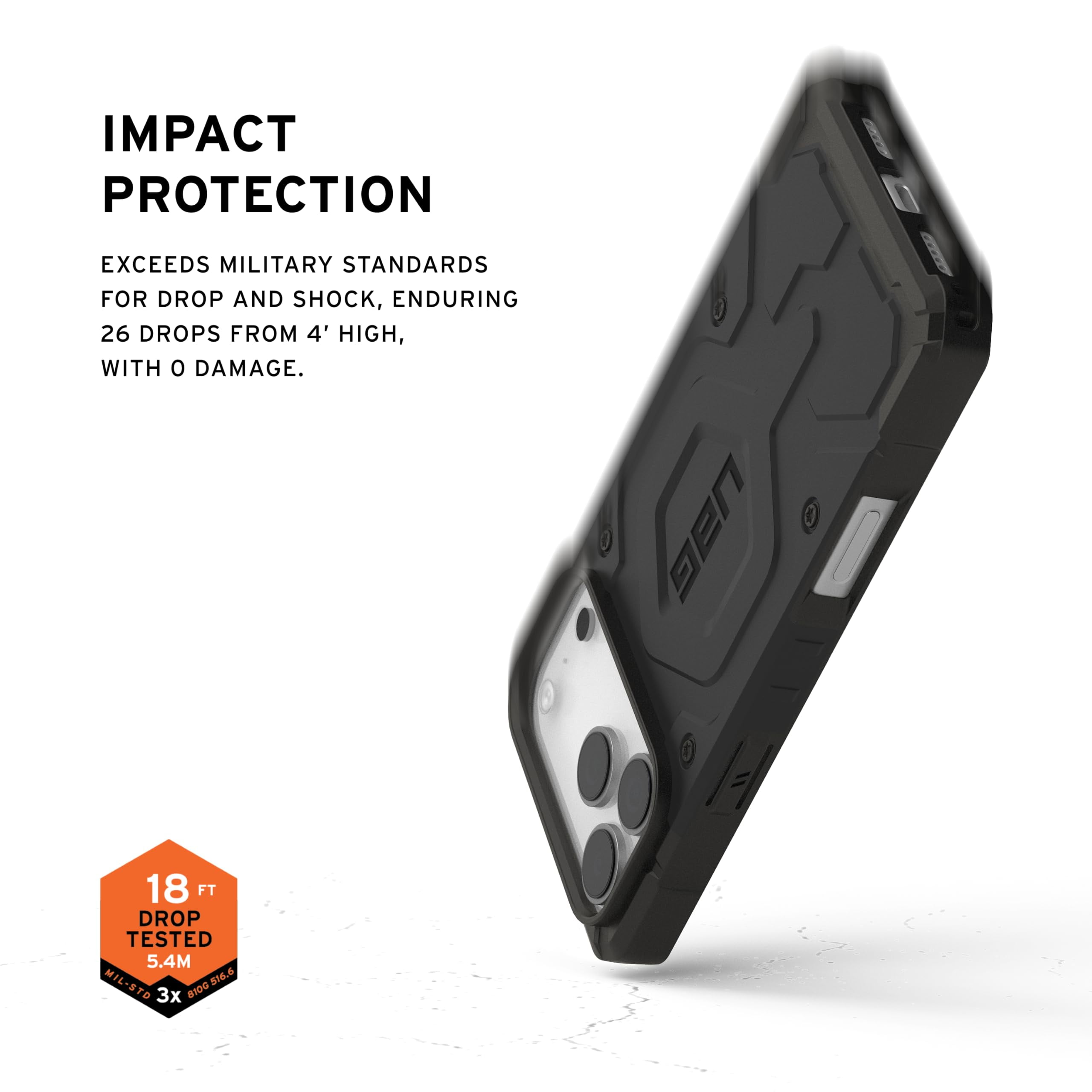 UAG iPhone 17 Pro Max Case Pathfinder - Compatible with MagSafe Military Grade Protective Cover, Black