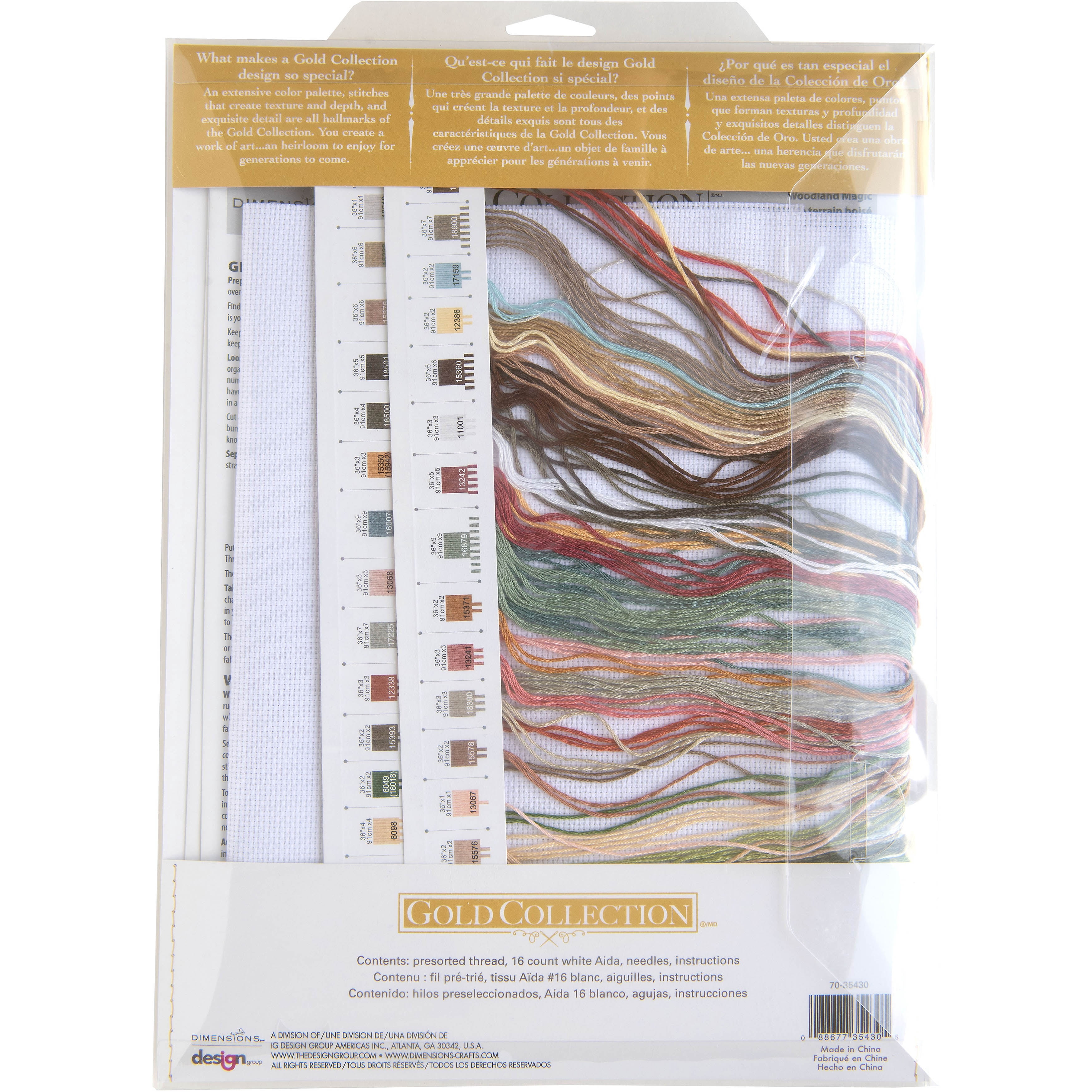 Dimensions Counted Cross Stitch Kit 16" Long-Woodland Magic Stocking 16 Count