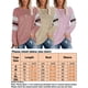 thumbnail image 2 of Tops de manga larga para mujer Blusas sueltas casuales de encaje Camisetas, 2 of 2