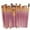 B, variant on Vikakiooze 20 pcs Makeup Brush Set tools Make-up Toiletry Kit Wool Make Up Brush Set