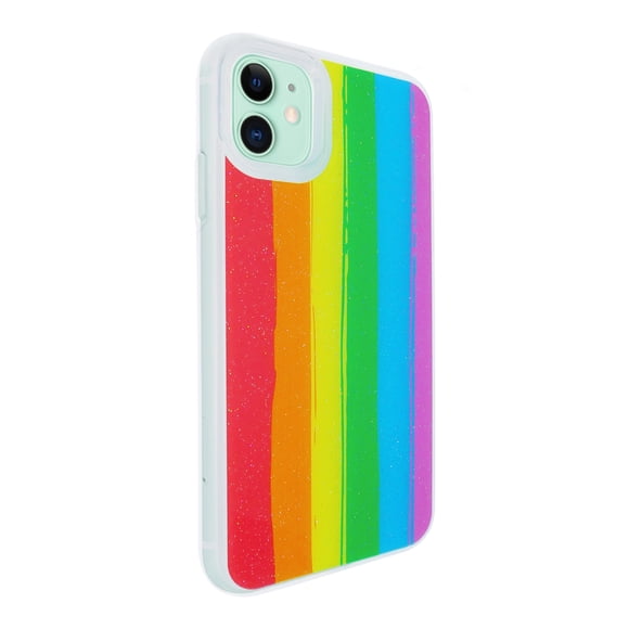 Funda de diseño doble capa Selicell iPhone 11 Vidrio 9D Bandera Pride LGBT